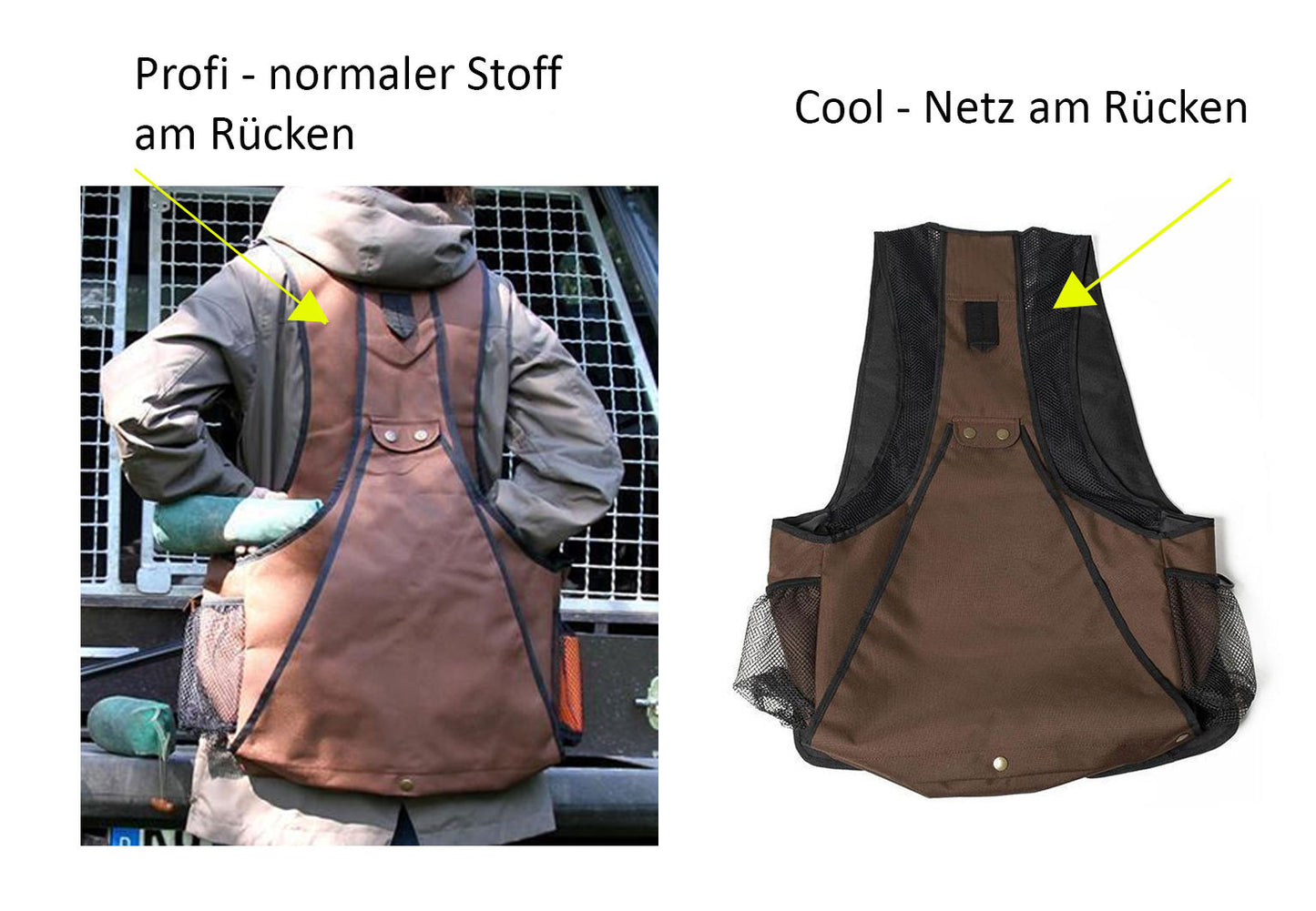 Mystique® Dummyweste "Profi" gewachst