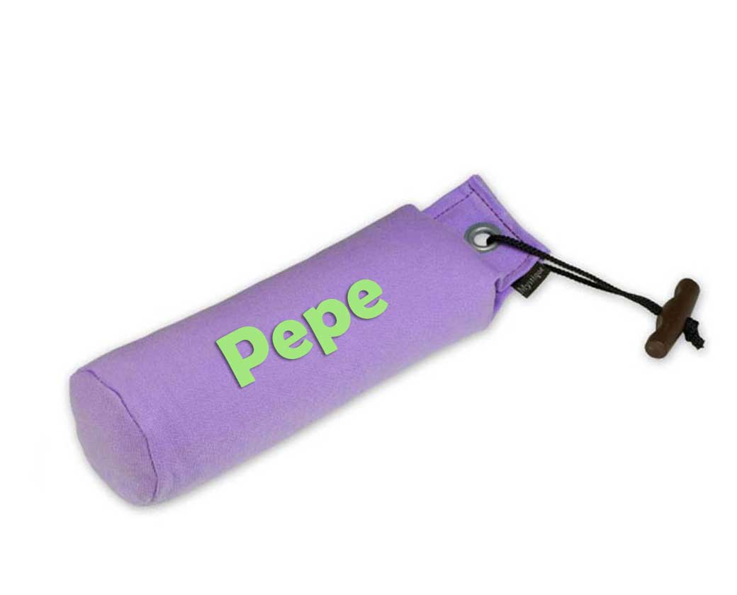 Personalisierter Mystique® Standard Dummy lila 250g / 500g