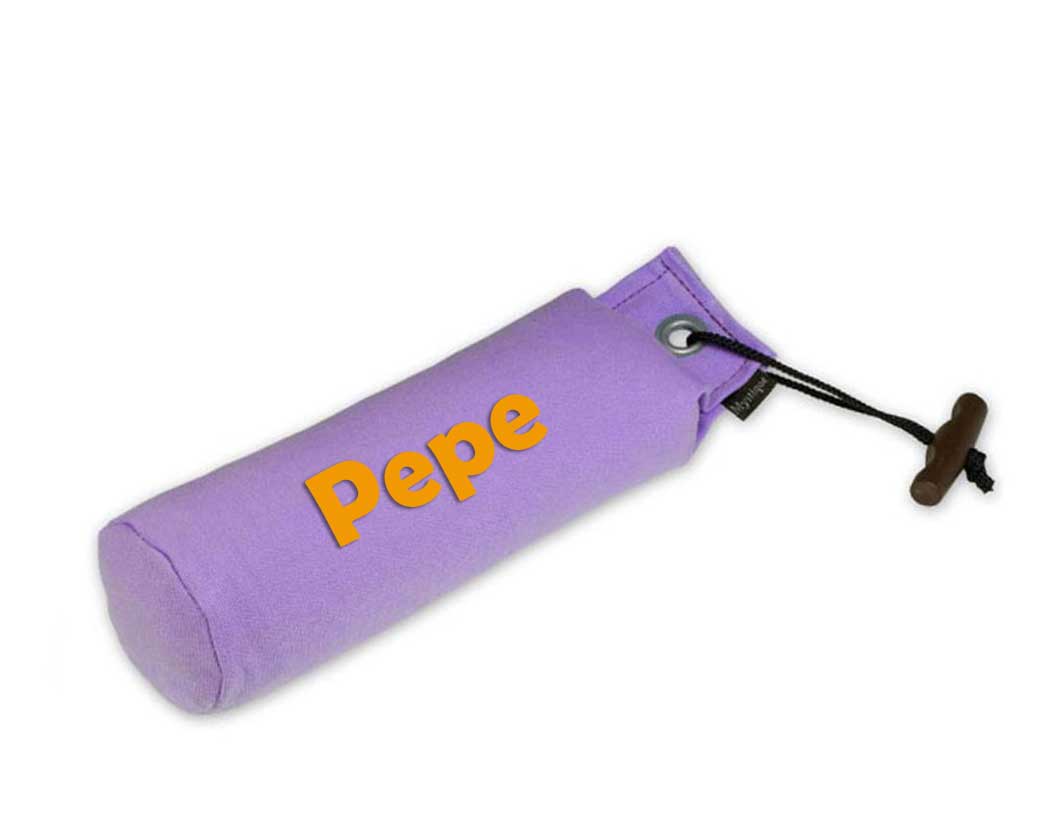 Personalisierter Mystique® Standard Dummy lila 250g / 500g