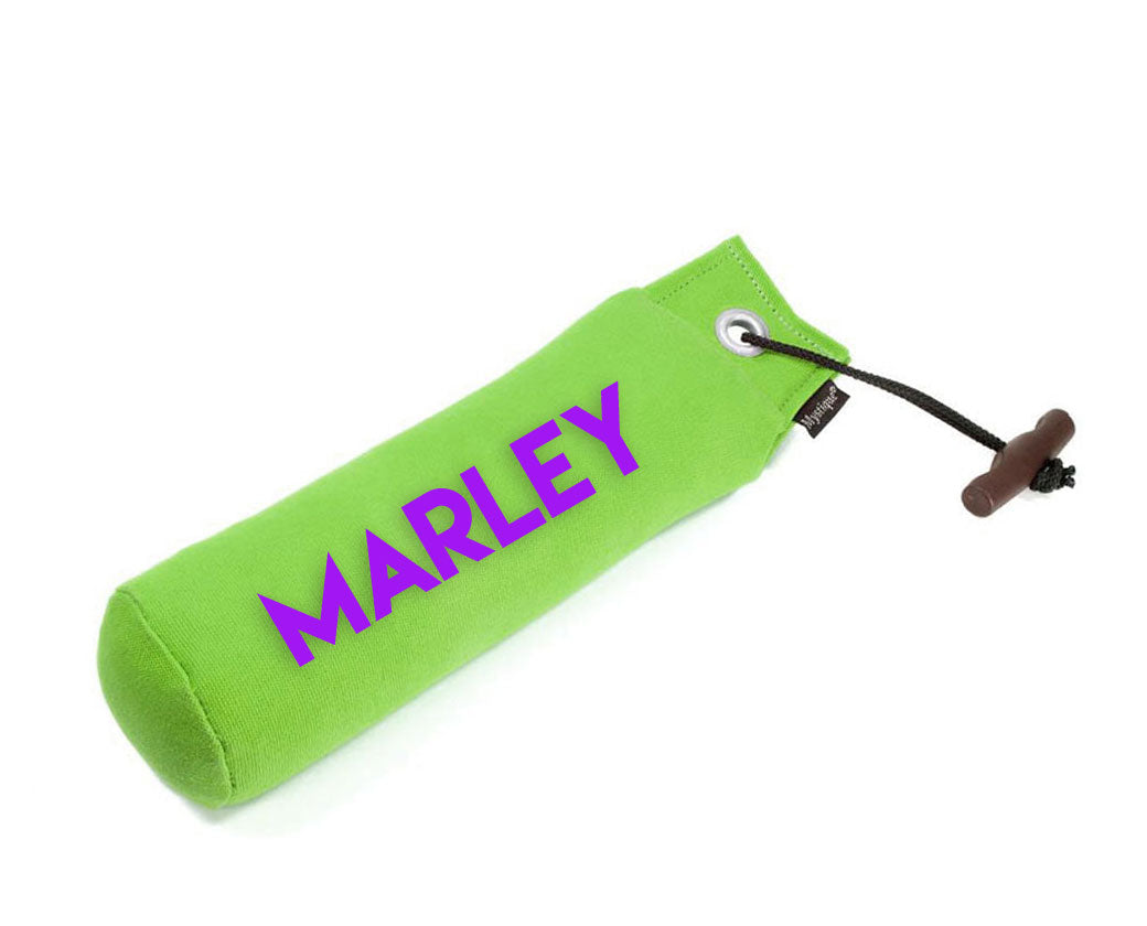 Personalisierter Mystique® Standard Dummy neongrün 250g / 500g