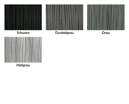 Bernstein / EM-Keramik Kombination mit Paracord geknüpft