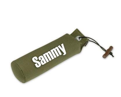 5er Set personalisierter Mystique® Standard Dummy khaki 250g / 500g